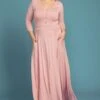 Plus Size Button Front Soft Maxi Dress
