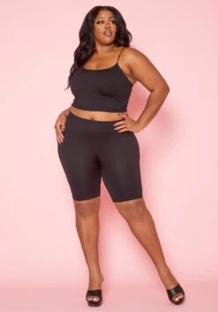 Asoph Plus Size Active Two Piece Set
