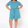 Plus Size Basic Lounge Romper