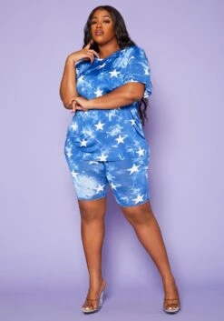 Plus Size All Of The Stars Matching Set