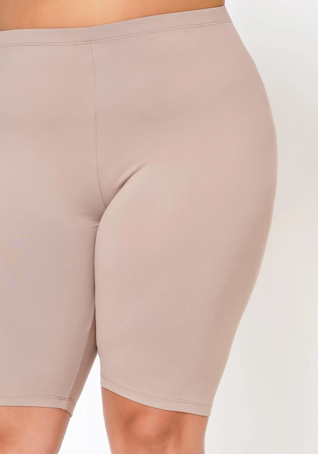 Plus Size V-Neck Tee Shirt & Biker Shorts Set - Image 6