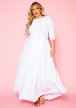 Plus Size Effortless Fit & Flare Maxi Dress