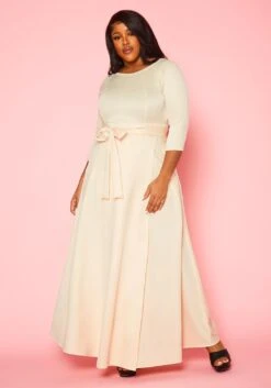 Plus Size Effortless Fit & Flare Maxi Dress