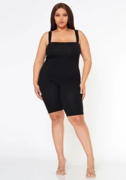 Plus Size Simply Flawless Cotton Cami Romper